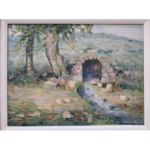 561 - Patrick Reel 1991 Framed Oil on Canvas - Brides Well, Beauparc - C. 62cm W x 52cm H