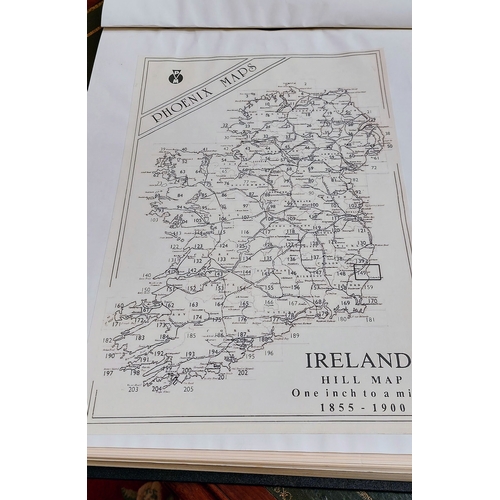 647 - Ordnance Survey Office & Phoenix Maps 1989 One Inch Map of Ireland Republished by Permission of the ... 