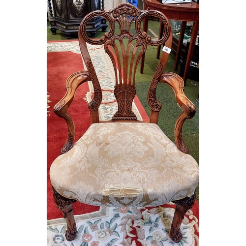 650 - George III Style Open Armchair