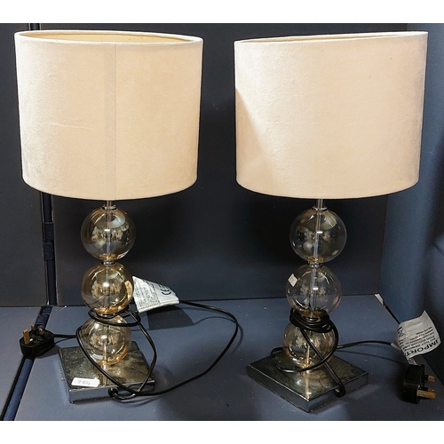 984 - Pair of Table Lamps & Shades - C. 50cm H