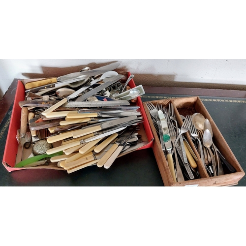 985 - Large Quantity of Silver Plate Cutlery