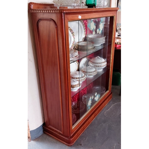 992 - Retro Glazed Display Cabinet - C. 116cm W x 38cm D x 140cm H