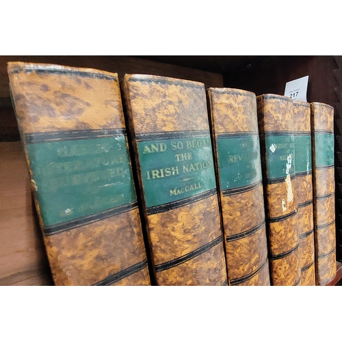 217 - 6 Volumes by the Phoenix Publishing Co. Dublin and Talbot Press - inc The Hedge Schools of Ireland, ... 