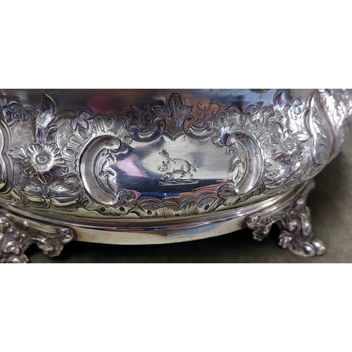 350 - Silver Plate Condiment Holder