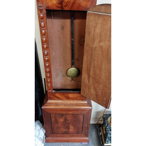 451A - Inlaid Mahogany Longcase Clock