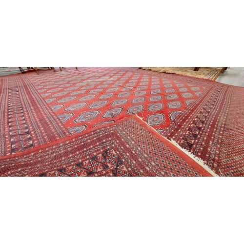105 - Large Red Rug - C. 335cm x 250cm