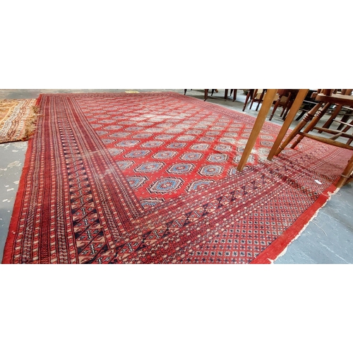 105 - Large Red Rug - C. 335cm x 250cm