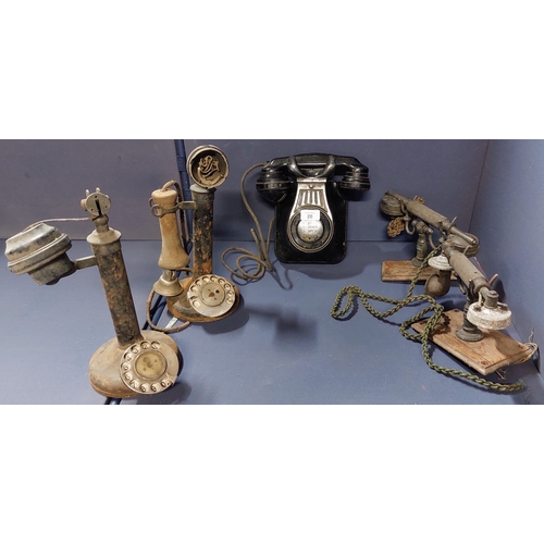 20 - Collection of Vintage Telephones