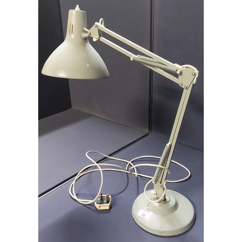 25 - Vintage Adjustable Angle Poise Desk Lamp