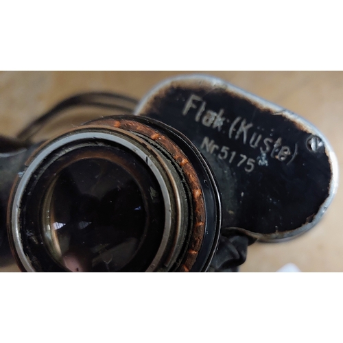 45 - German Army Zeiss Binoculars - Zeiss 7x50 - Inscribed and Numbered