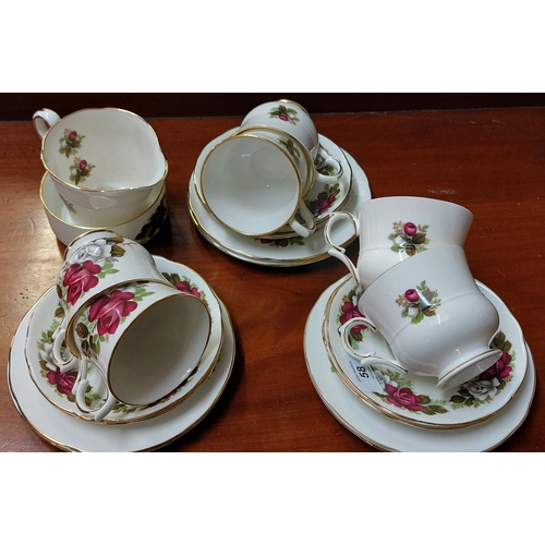 58 - Royal Sutherland Tea Set - 6 Place Setting