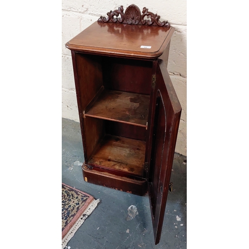 80 - Victorian Mahogany Bedside Locker - C. 39cm W x 34cm D x 79cm H