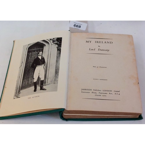 668 - My Ireland by Lord Dunsany 1937