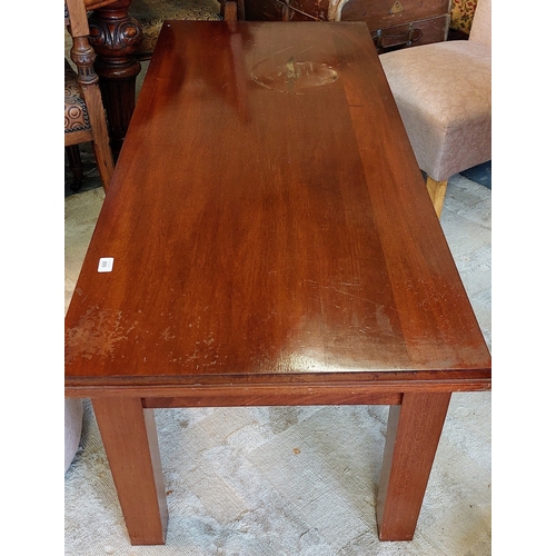 899 - Large Mahogany Coffee Table - C. 155cm W x 62cm D x 49cm H