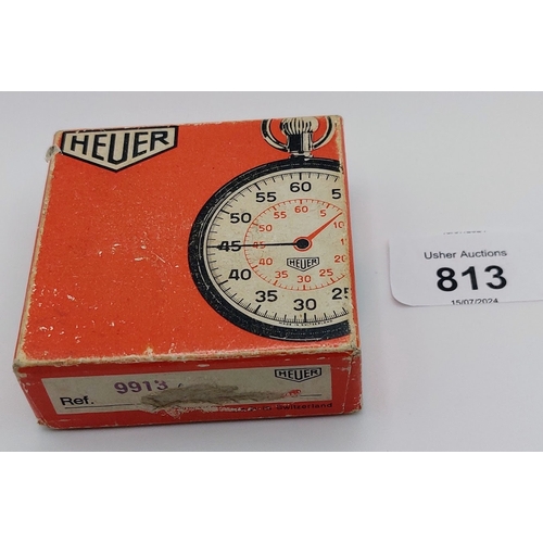 813 - Tag Heuer Stop Watch in Original Box. Working