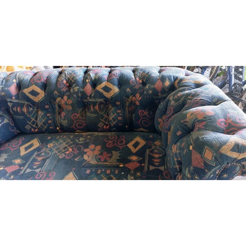 977 - Roll Back Sofa with Deep Button Upholstery