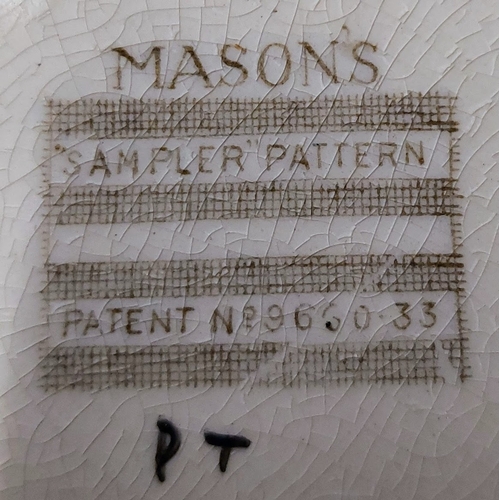 10 - Masons Sampler Pattern Plate