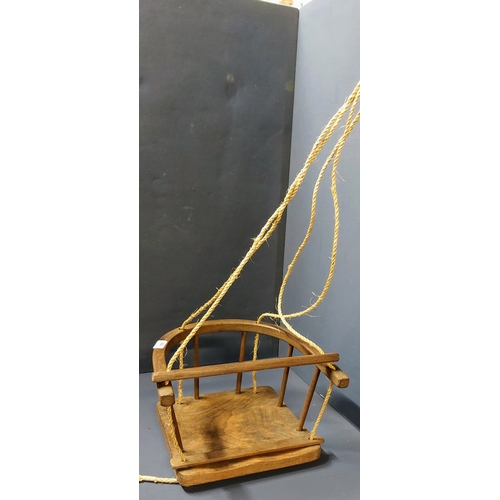 108 - Wooden Childs Swing Seat