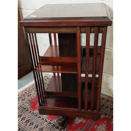 52 - Revolving Bookcase - C. 48cm x 48cm x 89cm H