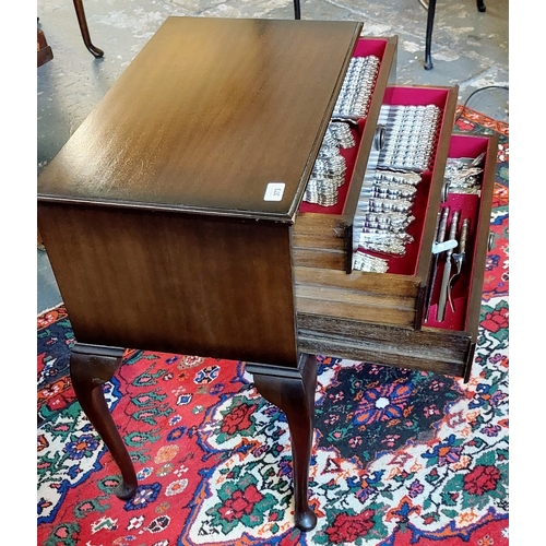 373 - 3 Drawer Chest Canteen of Cutlery 