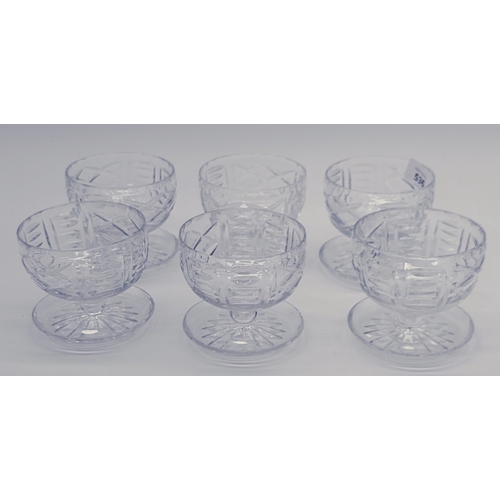 536 - Set of 6 Grapefruit Glasses