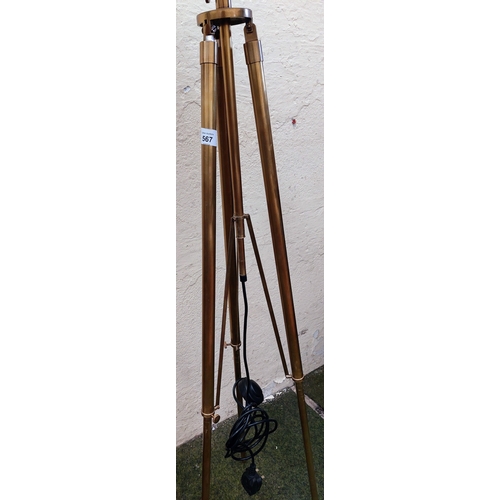 567 - Tripod Standard Lamp