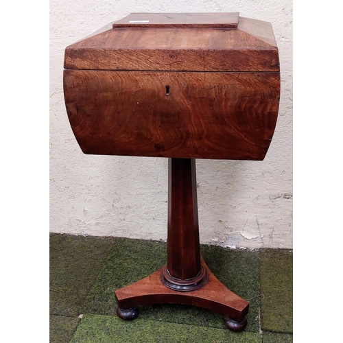 629 - Victorian Mahogany Teapoy