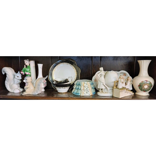 1056 - 2 Shelves of Assorted Chinaware