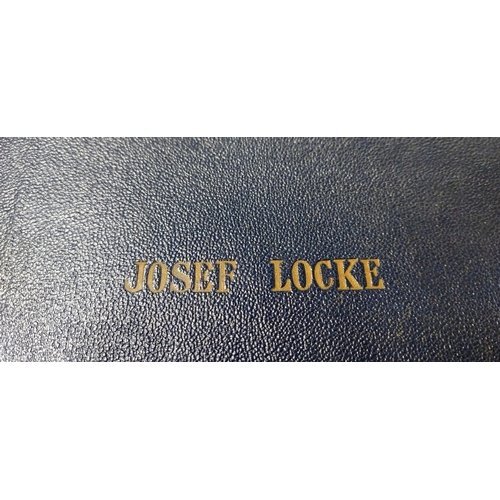 114 - Embossed Josef Locke Orchestral Sheet Music Folders inc Music