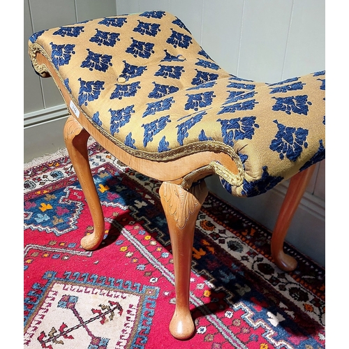 116 - Josef Locke's Upholstered Piano Stool - C. 75cm W