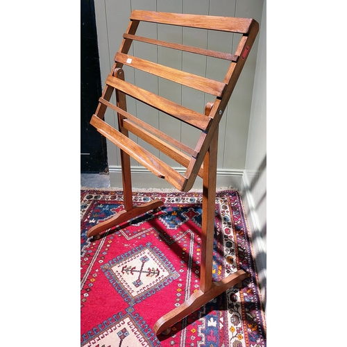 133 - Large Wooden Artist Easel / Music Stand - C. 77cm W x 125cm H