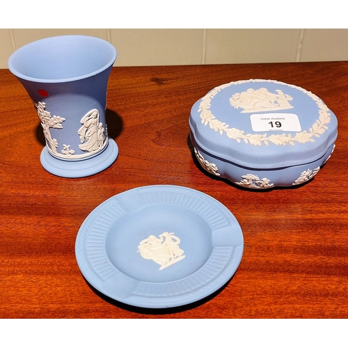 19 - 3 Pieces of Wedgewood