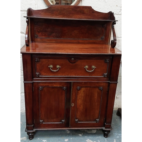 41 - Early 19th Century Mahogany Chiffonier / Secretaire - C. 96cm W x 48cm D x 139cm H