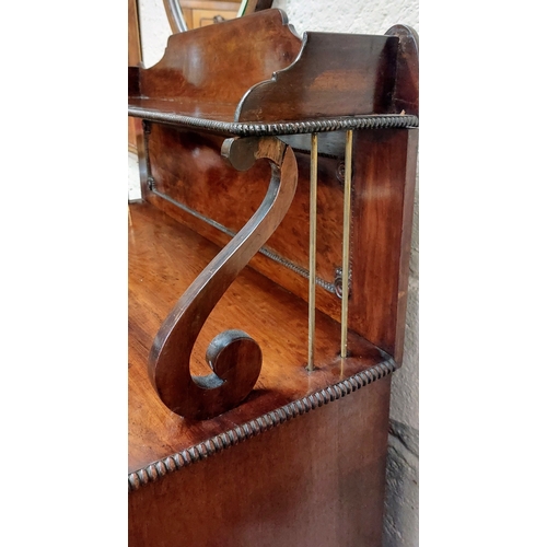 41 - Early 19th Century Mahogany Chiffonier / Secretaire - C. 96cm W x 48cm D x 139cm H