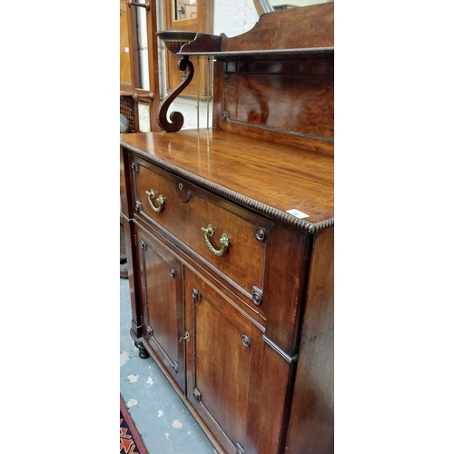 41 - Early 19th Century Mahogany Chiffonier / Secretaire - C. 96cm W x 48cm D x 139cm H