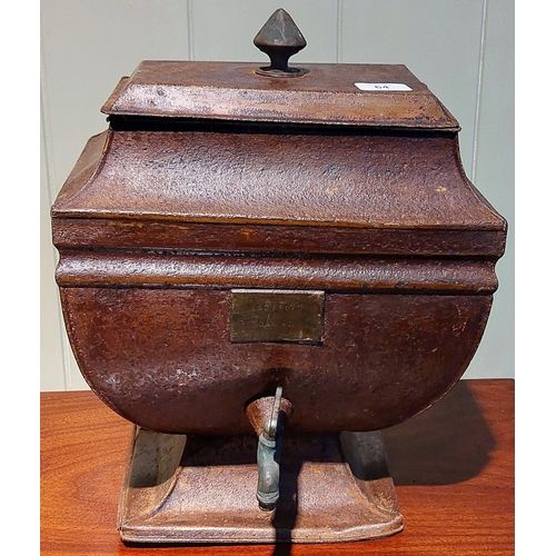 64 - Antique Tin Plate Dispenser