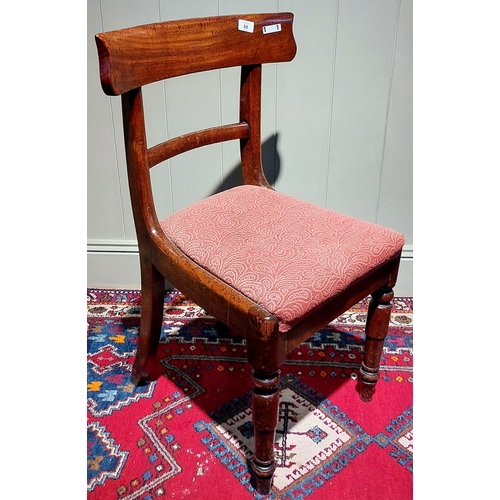 68 - Single Victorian Mahogany Chair