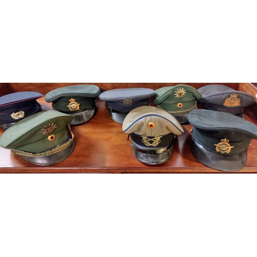 181 - Box Lot of Military Uniform Caps