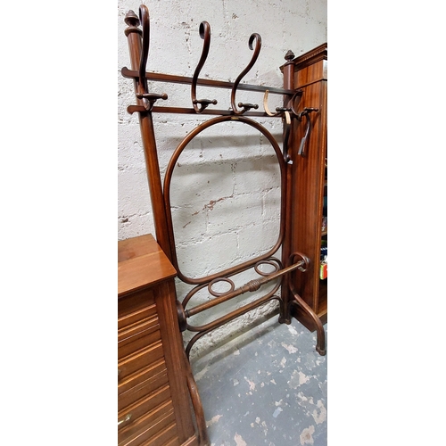 213 - Bentwood Hall Stand by Millar & Beatty Ltd Dublin - C. 103cm W x 207cm H