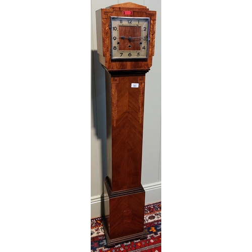 303 - Kingwood Veneer Grandmother Clock 