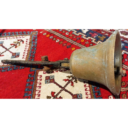 331 - Large Brass Bell - C. 21cm W