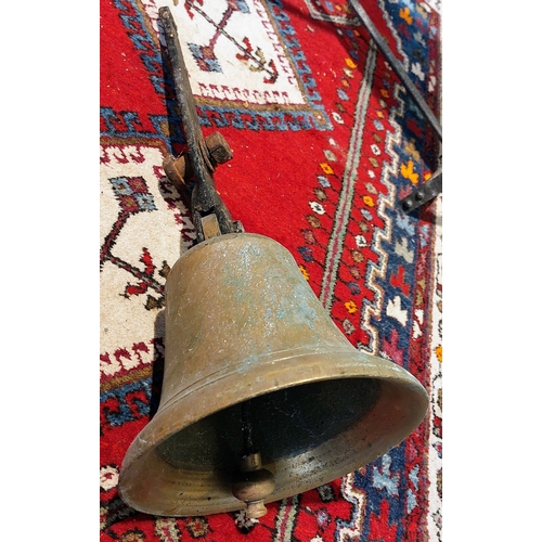 331 - Large Brass Bell - C. 21cm W