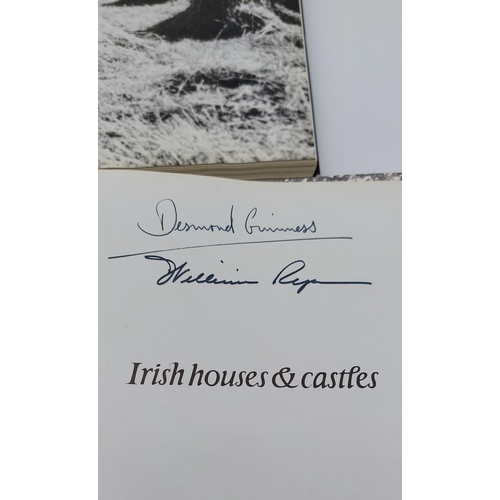 349 - Irish Houses and Castles - Signed Copy by William Ryan and Desmond Guinness; Enchanted Ireland; The ... 