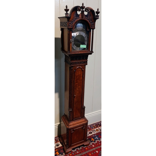 397 - Kienzle German Grandmother Clock with Westminster Chime, Pendulum & Key - C. 150cm H