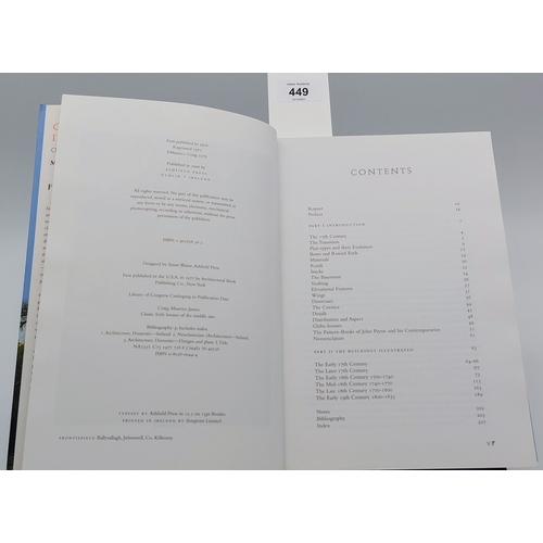 449 - Classic Irish Houses of the Middle Size; 2006 by Maurice Craig