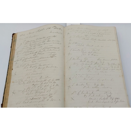 507 - 2 Pharmacy Day Books from Galway - 1850s to 1870s