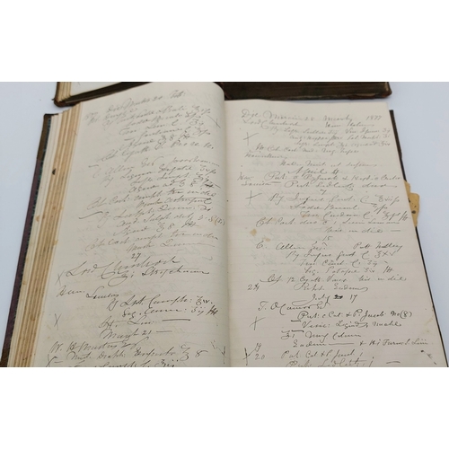 507 - 2 Pharmacy Day Books from Galway - 1850s to 1870s