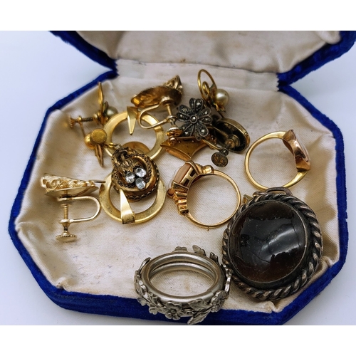 533 - Good Collection of Rings, Earrings, Brooch, Watches (CYMA Navystar) etc