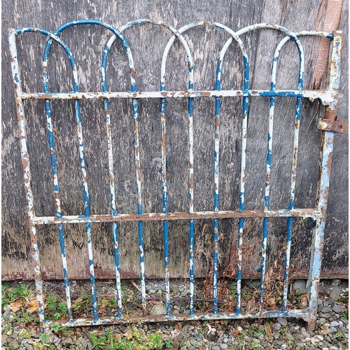 561 - Metal Victorian Garden Gate - C. 97cm H x 94cm W