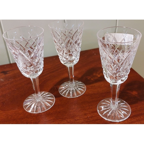 654 - 7 Sherry Glasses (4 & 3)